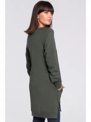 Damen-Sweatshirt BEWEAR B101 MILITÄRGRÜN