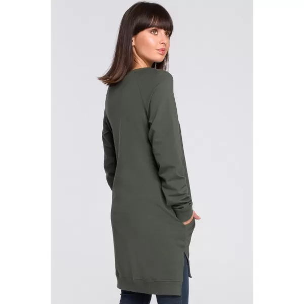  Damen-Sweatshirt BEWEAR B101 MILITÄRGRÜN 