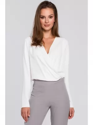 Damenbluse MAKOVER K037 NATURFARBEN