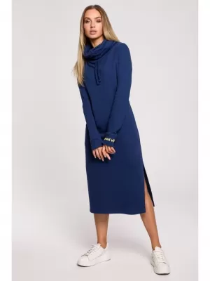 Kleid MOE M622 TIEFBLAU