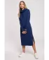 Kleid MOE M622 TIEFBLAU