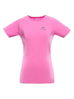 Weibliches funktionelles Hemd ALPINE PRO BONDA 2 ROSA