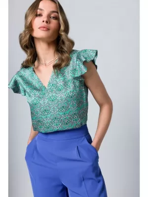 Damenbluse STYLOVE S344 BLAU