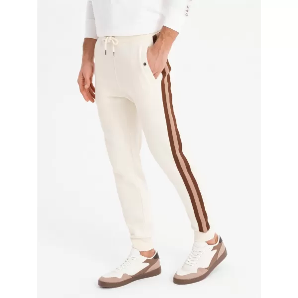  Herren -Traursanzüge OMBRE OM-PASK-0258 CREME 
