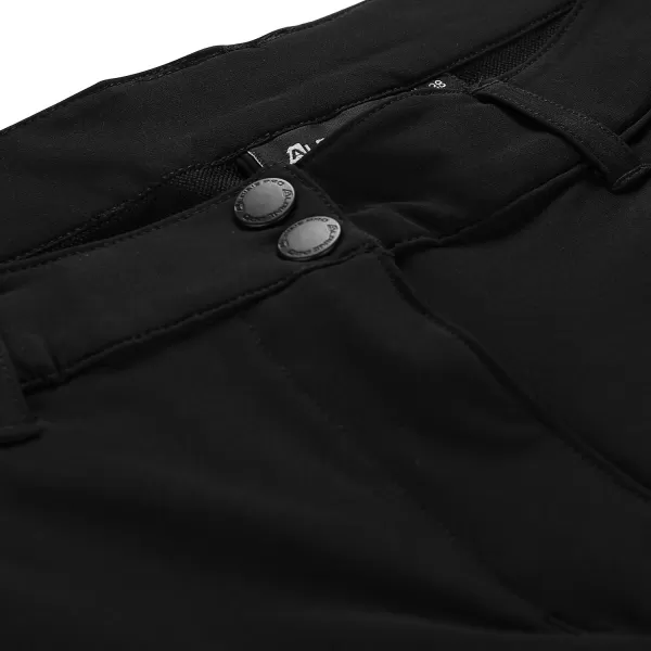  Frauen -Softshell -Shorts ALPINE PRO BAKA SCHWARZ 