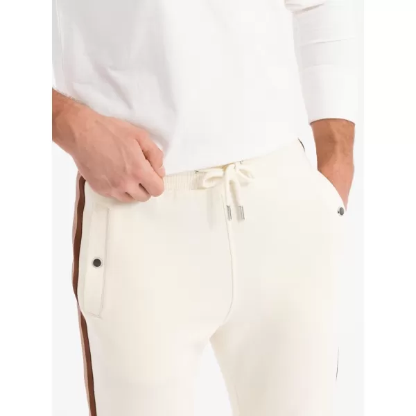  Herren -Traursanzüge OMBRE OM-PASK-0258 CREME 