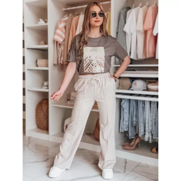  Damenhosen DSTREET DRESSANIK UY2702 BEIGE 