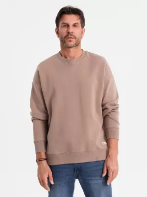 Herren -Sweatshirt OMBRE OU-SNBC-0104 BRAUN