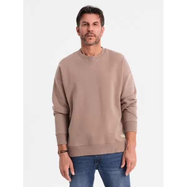  Herren -Sweatshirt OMBRE OU-SNBC-0104 BRAUN 