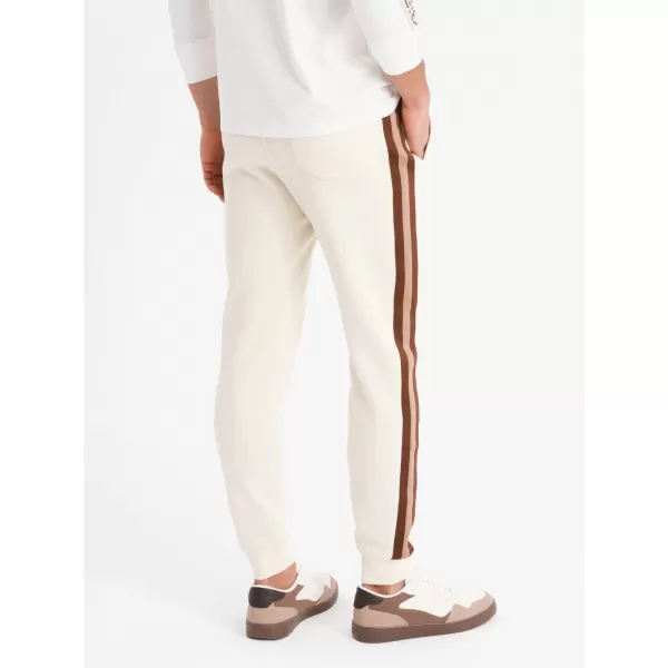  Herren -Traursanzüge OMBRE OM-PASK-0258 CREME 