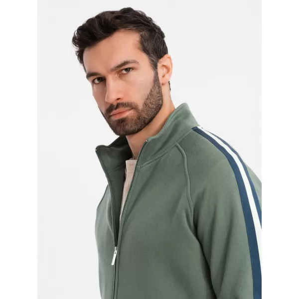  Herren -Sweatshirt OMBRE OM-SSZP-0219 OLIVE 