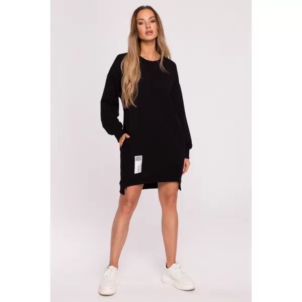  Damen-Sweatshirt MOE M676 SCHWARZ 