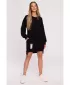 Damen-Sweatshirt MOE M676 SCHWARZ