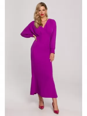 Kleid MAKOVER K143 LAVENDEL