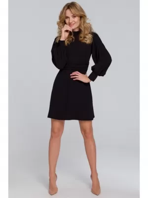 Kleid MAKOVER K078 SCHWARZ