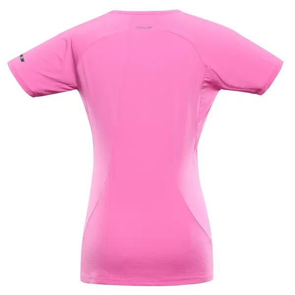  Weibliches funktionelles Hemd ALPINE PRO BONDA 2 ROSA 