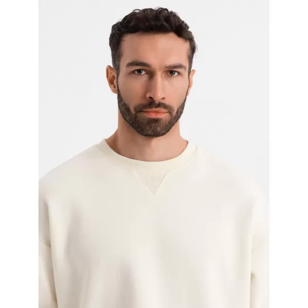  Herren -Sweatshirt OMBRE OU-SNBC-0104 CREME 