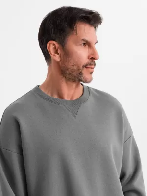 Herren -Sweatshirt OMBRE OU-SNBC-0104 GRAU