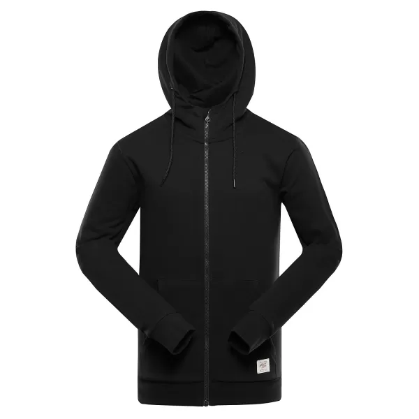  Herren -Sweatshirt ALPINE PRO LOKK SCHWARZ 