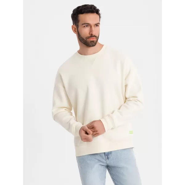  Herren -Sweatshirt OMBRE OU-SNBC-0104 CREME 