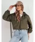 Damenjacke DSTREET GRAUS TY4223 GRÜN