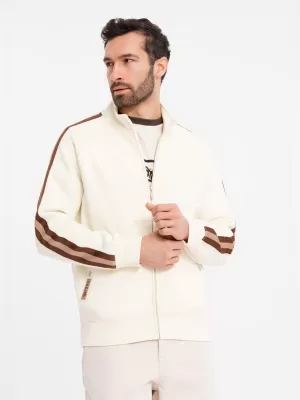 Herren Sweatshirt OMBRE OM-SSZP-0219 CREME