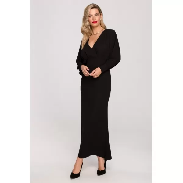  Kleid MAKOVER K143 SCHWARZ 