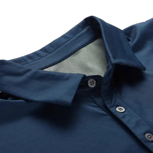  Herren t -Shirt mit einem Kragen ALPINE PRO COOWEL 2 BLAU 