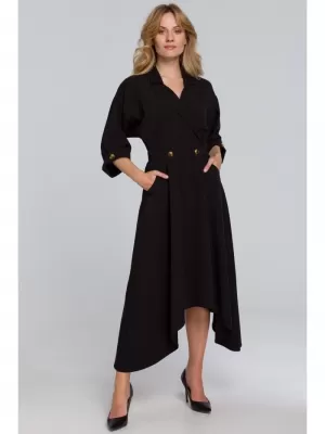 Kleid MAKOVER K086 SCHWARZ
