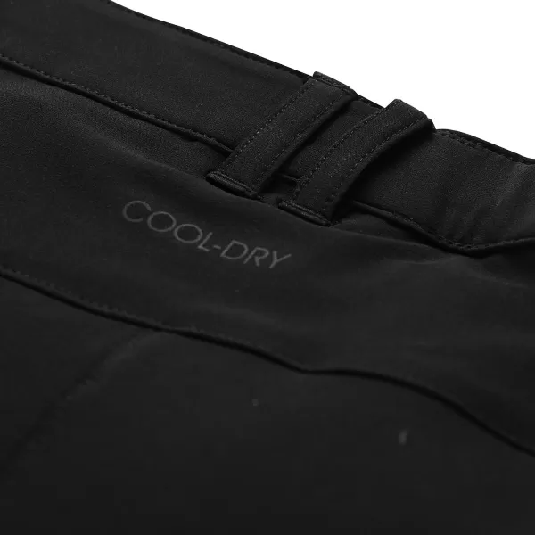  Frauen -Softshell -Shorts ALPINE PRO BAKA SCHWARZ 