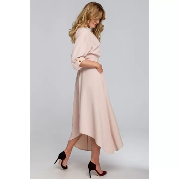  Kleid MAKOVER K086 BEIGE 