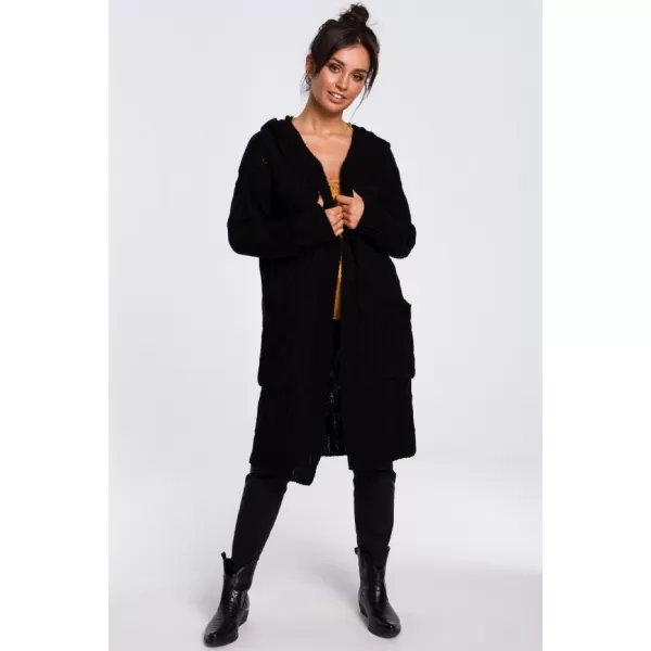  Strickjacke für Damen BEWEAR BK033 SCHWARZ 