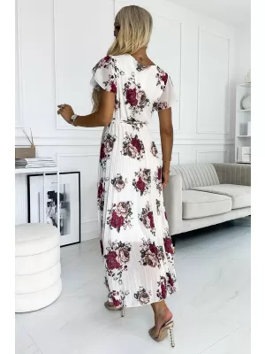 Kleid NUMOCO LISA 434-8 DUNKELROTE ROSE
