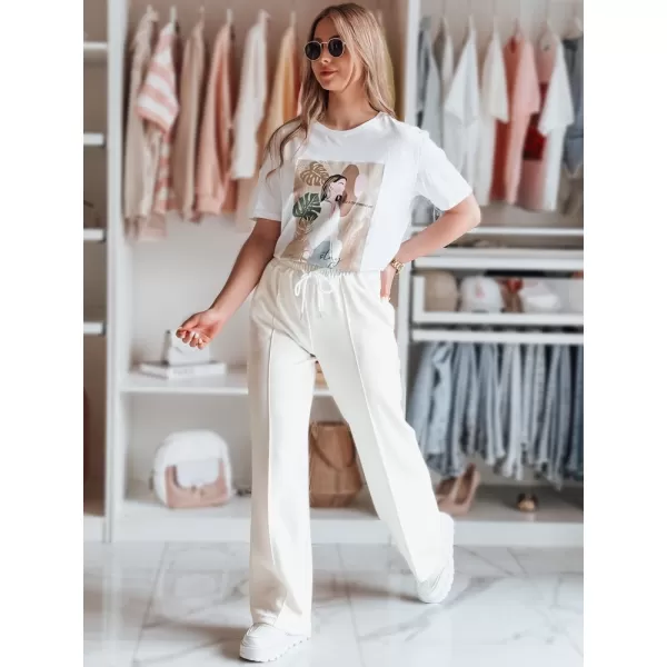  Damenhosen DSTREET DRESSANIK UY2703 WEIß 
