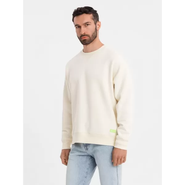  Herren -Sweatshirt OMBRE OU-SNBC-0104 CREME 