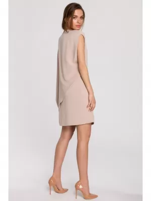 Kleid STYLOVE S262 BEIGE