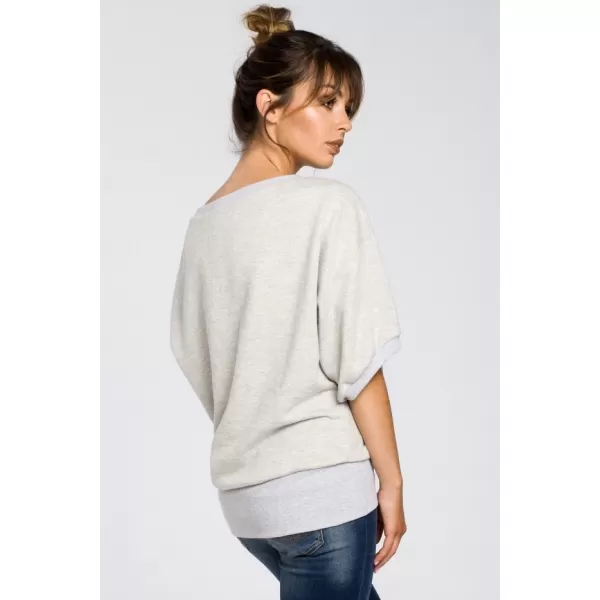  Damenbluse BEWEAR B048 HELLGRAU 