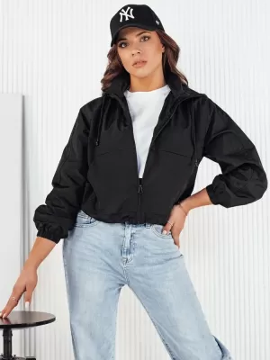 Damenjacke DSTREET GRAUS TY4222 SCHWARZ