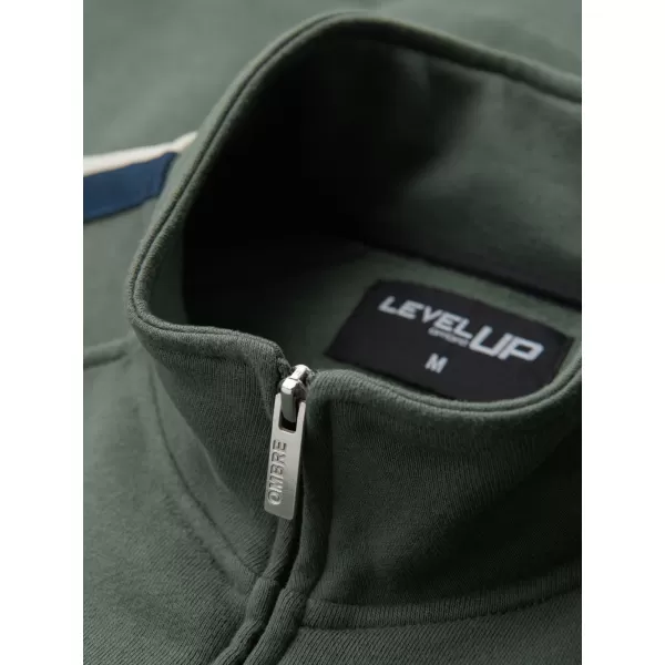  Herren -Sweatshirt OMBRE OM-SSZP-0219 OLIVE 