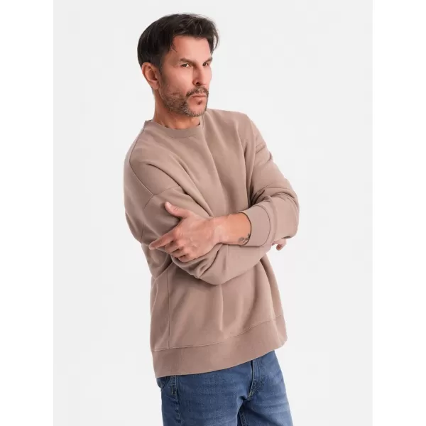  Herren -Sweatshirt OMBRE OU-SNBC-0104 BRAUN 