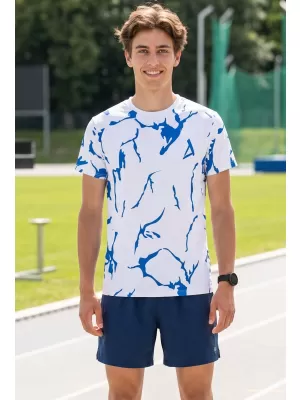 Männer funktionaler T -Shirt Premium ALTISPORT VOJ/ALM052TR01 WEIß