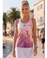 Hochwertiges Funktions-Tanktop für Damen ALTISPORT VOJ/ALW083TIL01 WEIß ROSA
