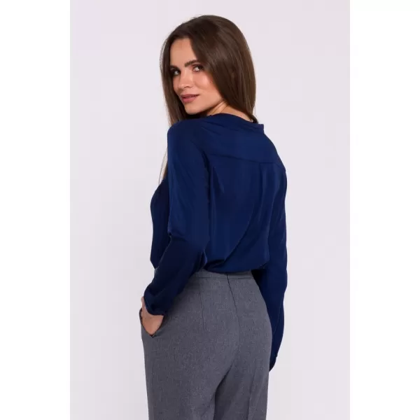  Damenbluse STYLOVE S375 MARINEBLAU 