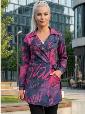 Premium-Sweattasche für Damen ALTISPORT VOJ/ALW105MI05 SCHWARZ ROSA