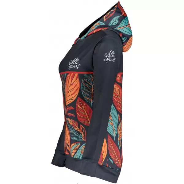  Funktionaler Sweatshirt -Prämie von Frauen ALTISPORT VOJ/ALW061MI01 ORANGE/BLAU 