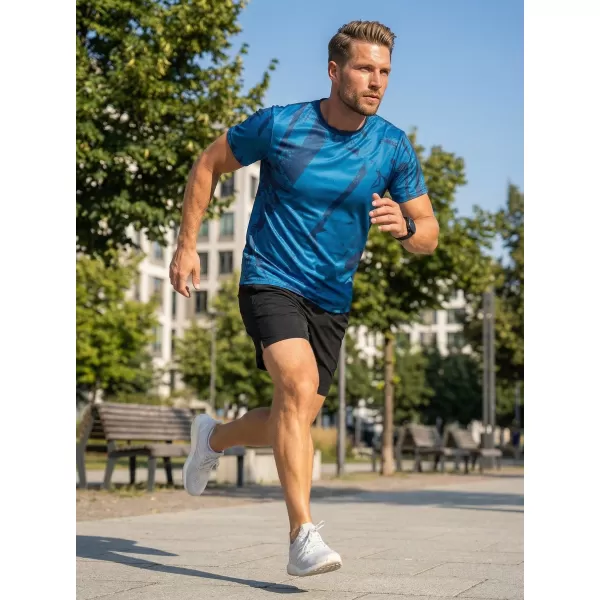  Männer funktionaler T -Shirt Premium ALTISPORT VOJ/ALM079TR01 BLAU 