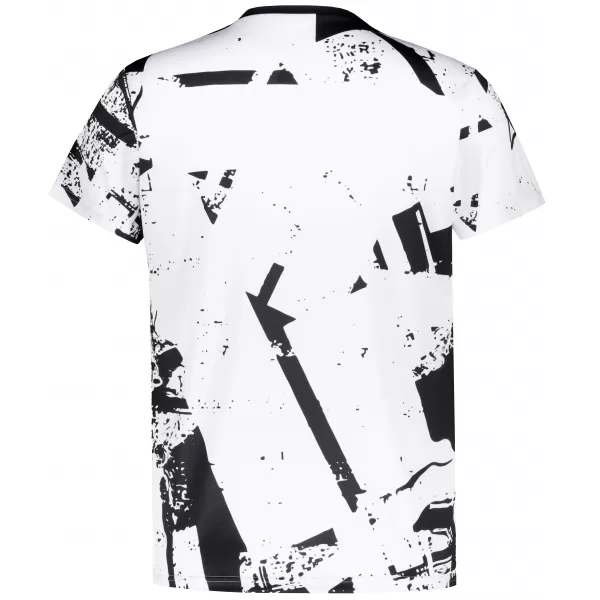  Männer funktionaler T -Shirt Premium ALTISPORT VOJ/ALM079TR01 WEIß -UND -SCHWARZ 