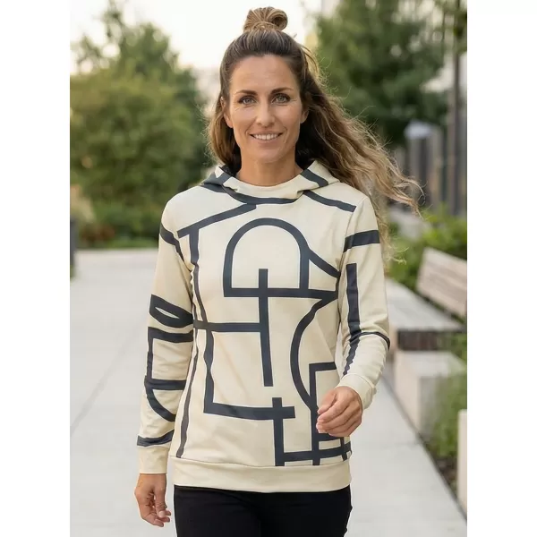 Funktionaler Sweatshirt -Prämie von Frauen ALTISPORT VOJ/ALW085MI01 HELLBRAUN 