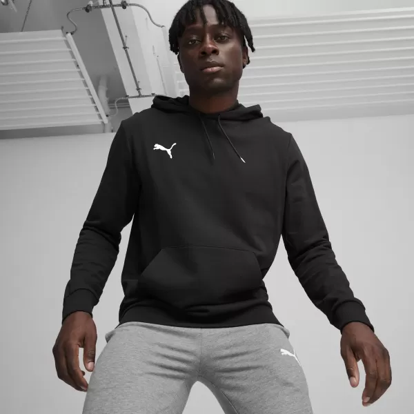  Herren -Sweatshirt PUMA TEAMGOAL CASUALS HOODY 658618_03 PUMA BLACK/PUMA WEIß 