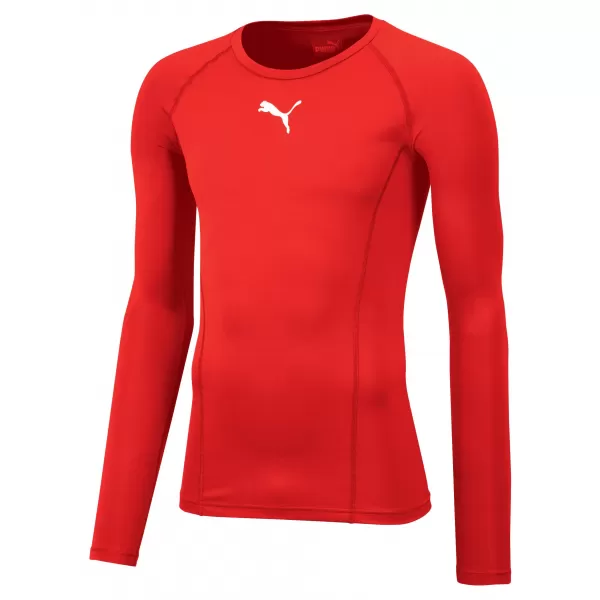  Herren -funktionales Hemd PUMA LIGA BASELAYER TEE LS 655920_01 PUMA ROT 